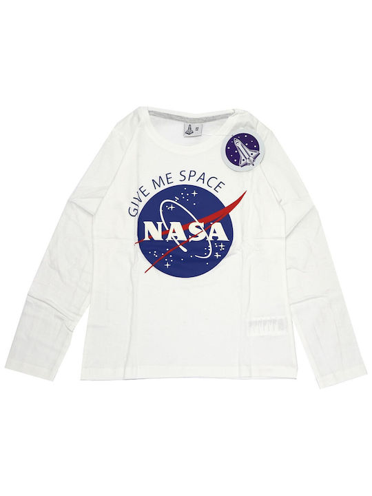 NASA Pijama pentru copii De iarnă De bumbac Albă