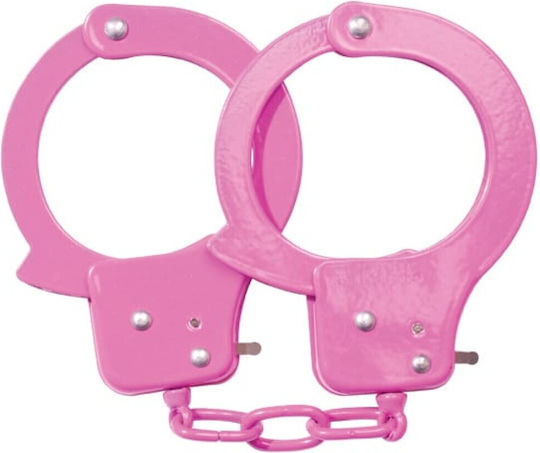 Nanma Sex Extra Metal Cuffs with Key Χειροπέδες σε Ροζ Χρώμα