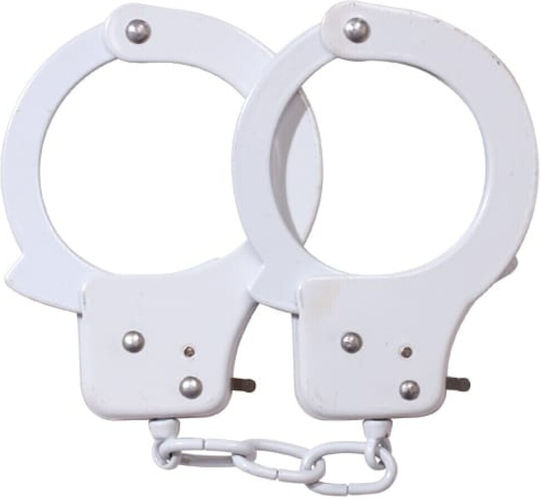 Nanma Sex Extra Metal Cuffs with Key Handschellen in Weiß Farbe