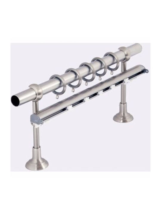 Curtain Pole Φ30 Inox Karpathos Dimensions (160cm), Properties (single)