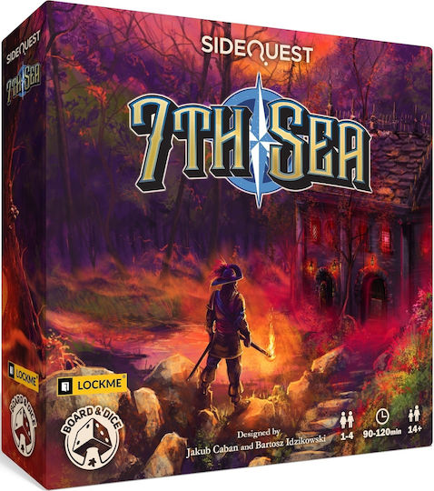 Board Game Sidequest: 7th Sea (EN) Board & Dice