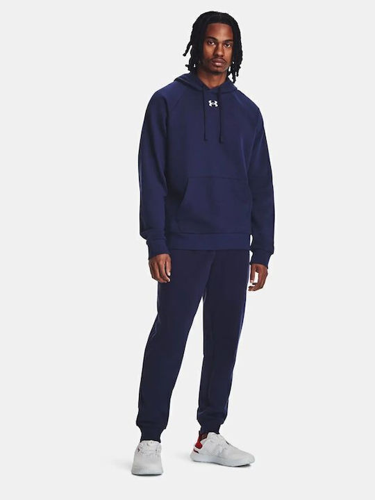 Rival Sweatshirt with Hood Dark Blue