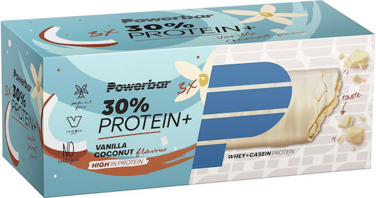 PowerBar Protein Plus Bars with 30% Protein & Flavor Vanilla Coconut 3x55gr