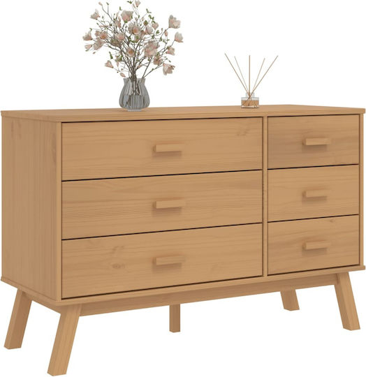 Comoda pentru Dormitor cu 6 sertare Maro 68x42x73.5buc