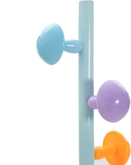 vidaXL Metallic Coat Rack Blue 35x35x172cm