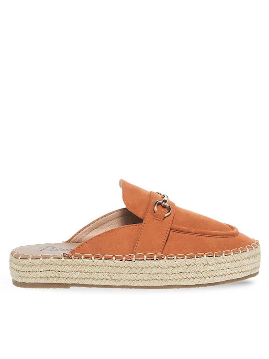 Parex Flat Mules Orange