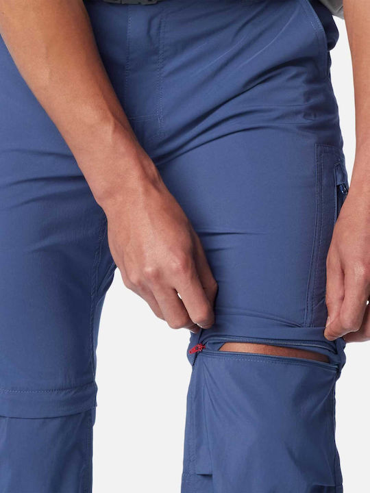 Columbia Silver Ridge Utility Convertible Men's Hiking Long Trousers Blue