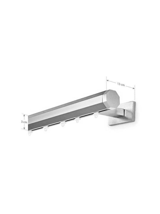Anartisi Tetris One-Way Aluminum Curtain Track Copper 360cm A298304_10948