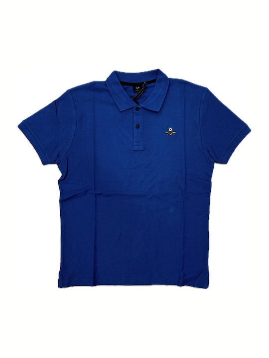 Armata Di Mare Men's Short Sleeve Blouse Polo Blue