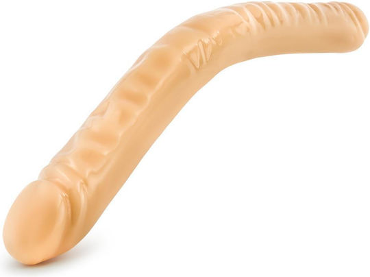 B Yours Dildo dublu Bej 46cm