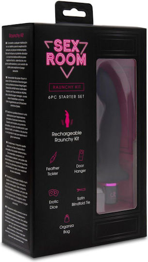 Dream Toys Sex Room Prostate Play Kit BDSM Kit σε Μαύρο Χρώμα 6τμχ
