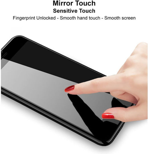 Full Screen Umschlag Rückseite Gehärtetes Glas Transparent (Realme 12 Pro)