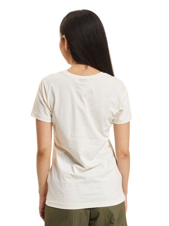The North Face Easy Γυναικείο T-shirt Λευκό