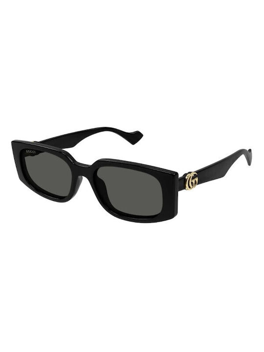 Gucci Femei Ochelari de soare cu Negru Din plastic Rame și Negru Lentilă GG1534S 001