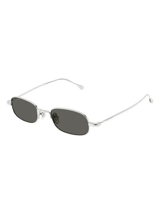 Gucci Sunglasses with Silver Metal Frame and Gray Lens GG1648S 008