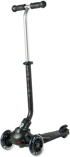 Q Play Kids Scooter Sema Pro 3-Wheel with Seat for 12+ Months Black