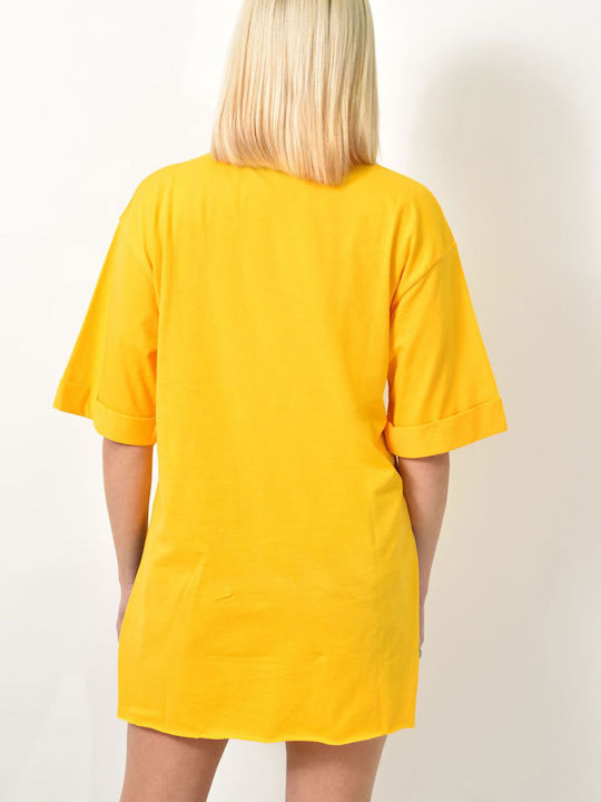 Women's Oversized T-shirt Yellow