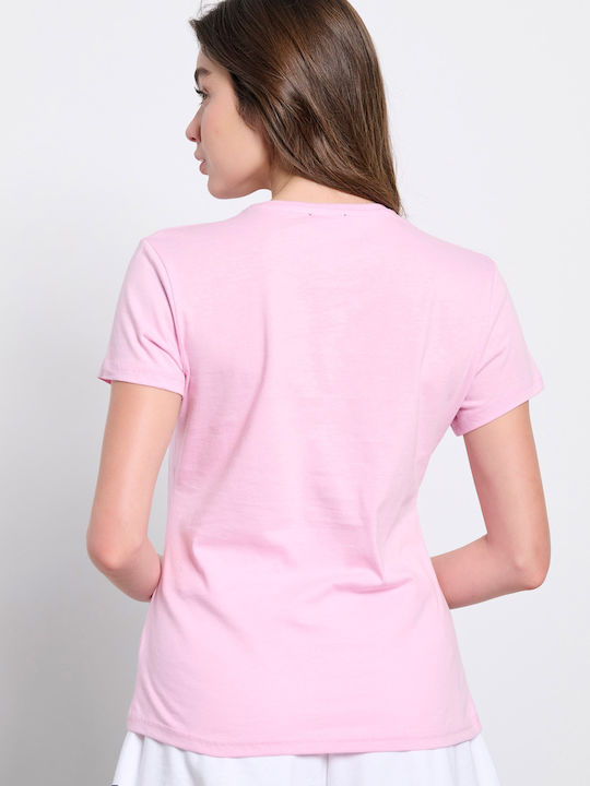 BodyTalk Γυναικείο T-shirt Ροζ