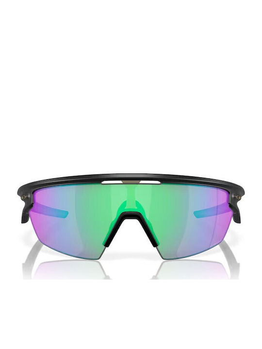 Oakley Sphaera Ανδρικά Γυαλιά Ηλίου με Μαύρο Κοκκάλινο Σκελετό και Πολύχρωμο Καθρέφτη Φακό OO9403-06