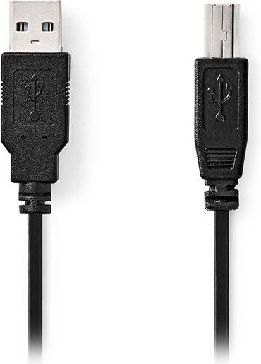 Nedis USB 2.0 Cable USB-A male - USB-B male Μαύρο 3m CCGB60100BK30
