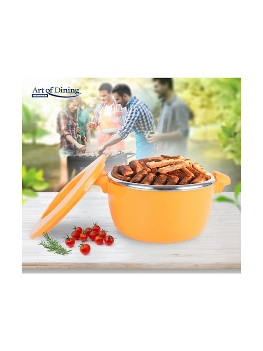 Heinner Lunchbox Inox Orange 6000ml 1Stück