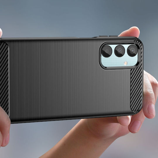 Tech-Protect Umschlag Rückseite Silikon Schwarz (Galaxie M15)