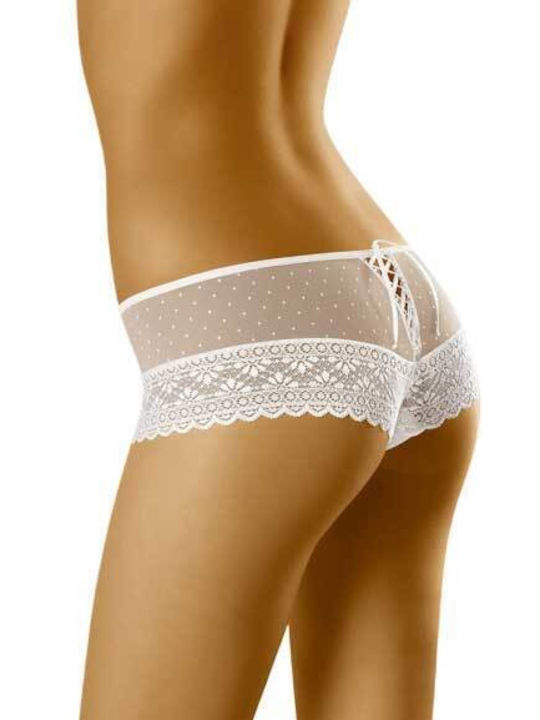 Wolbar Mila Women's Brazil with Lace White