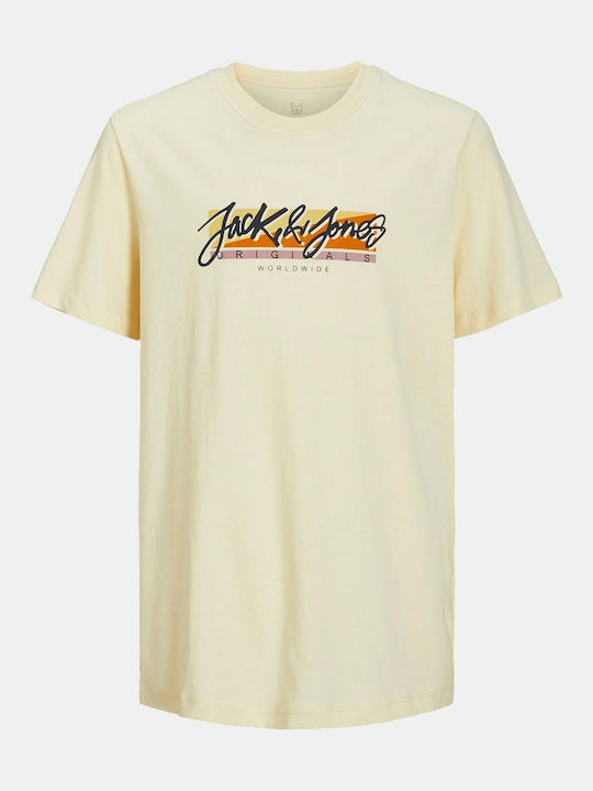 Jack & Jones Kids T-shirt Buttercream Cream