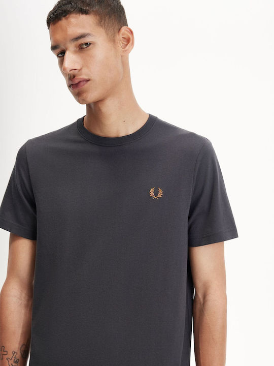 Fred Perry Ανδρικό T-shirt Κοντομάνικο Γκρι