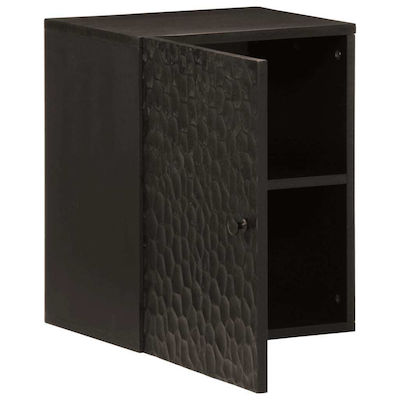 vidaXL Badezimmerschrank B38xT33xH48cm Schwarz