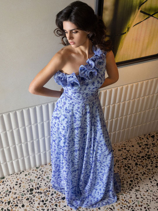 Desiree Summer Maxi Dress with Ruffle