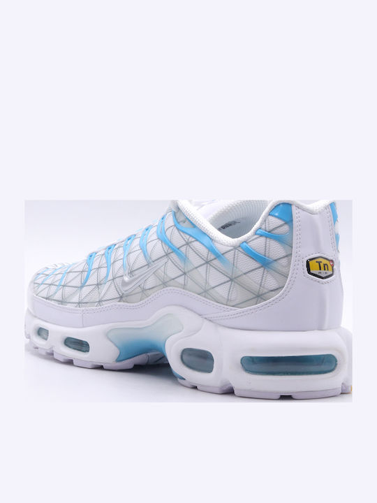TN Air Max Plus Adidași Pentru Bărbați Albi