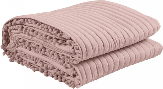 Das Home 9626 Κουβερλί Μονό Microfiber Σομόν 160x240cm