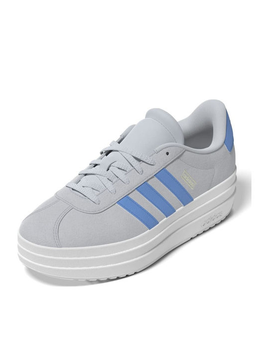 Vl Court Bold Flatforms Sneakers Grey / Ciel