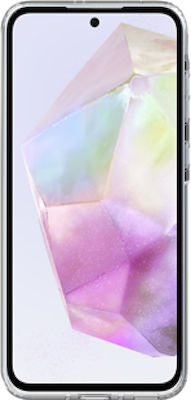 Samsung Wolke Umschlag Rückseite Silikon Transparent (Galaxy A35)