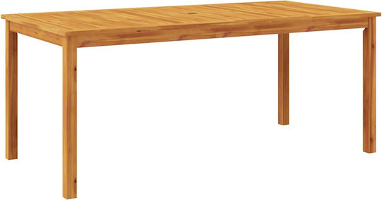 Table 180x90x75cm Acacia