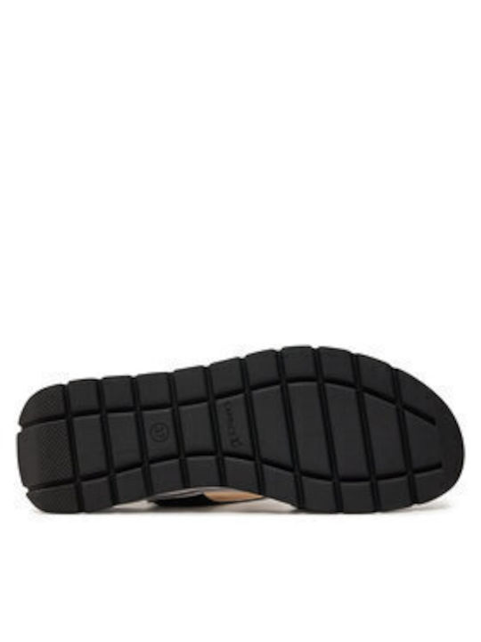 Caprice Women's Flat Sandals in Black Color