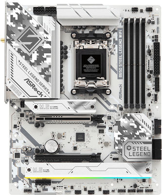 ASRock B650 Steel Legend WiFi Placă de bază ATX cu AMD AM5 Socket