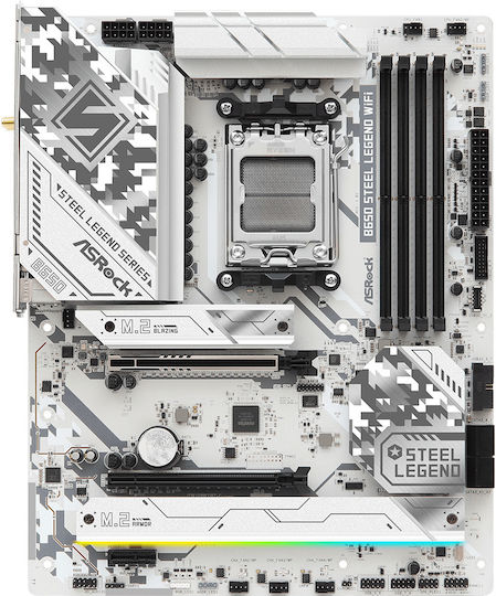 ASRock B650 Steel Legend WiFi Placă de bază ATX cu AMD AM5 Socket
