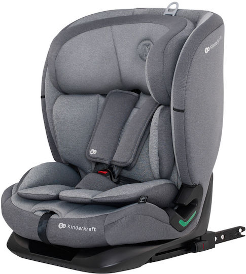 Kinderkraft ONETO3 Детско Столче за Кола i-Размер с Isofix Cool Grey 9-36 кг