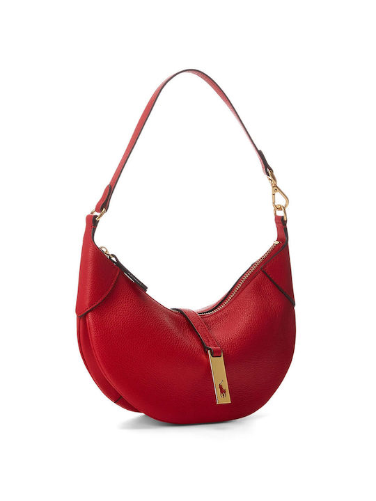 Ralph Lauren Leder Damen Tasche Schulter Rot