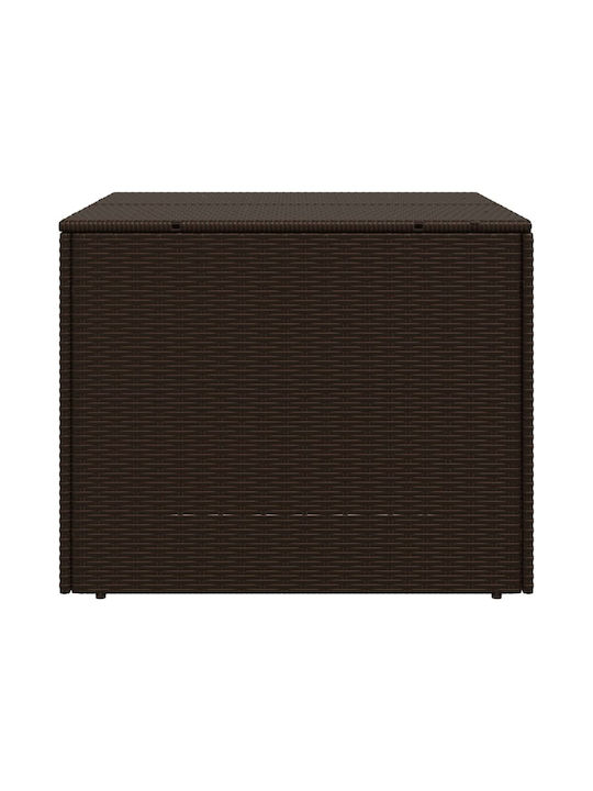 vidaXL Outdoor Storage Box 291lt Brown L80xW75xH59cm