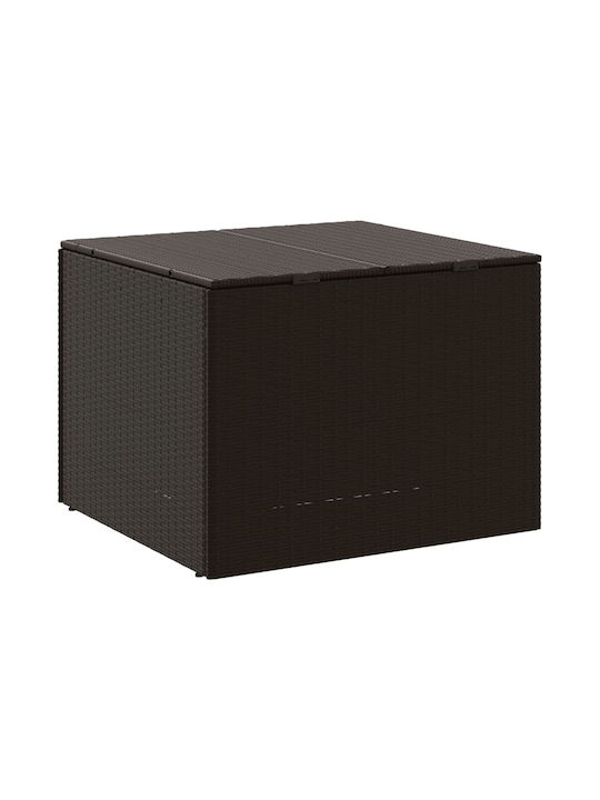 vidaXL Outdoor Storage Box 291lt Brown L80xW75xH59cm