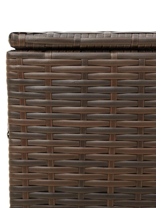 vidaXL Outdoor Storage Box 291lt Brown L80xW75xH59cm