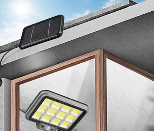 Proiector Solar LED 50W Cu Senzor De Mișcare Fotocelul Și Telecomandă