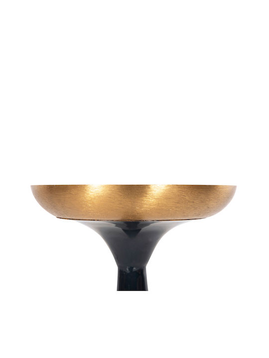 HomeMarkt Guntur Candle Holder Metal in Blue Color 20x20x76cm 1pcs