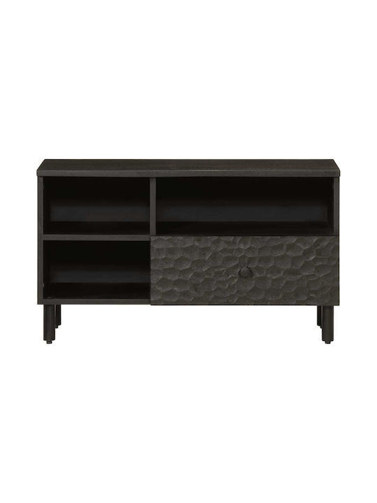 vidaXL TV-Ständer Schwarz M80xT33xH46cm