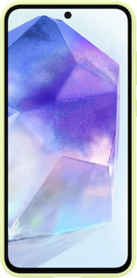 Samsung Umschlag Rückseite Silikon Grün (Galaxy A55)
