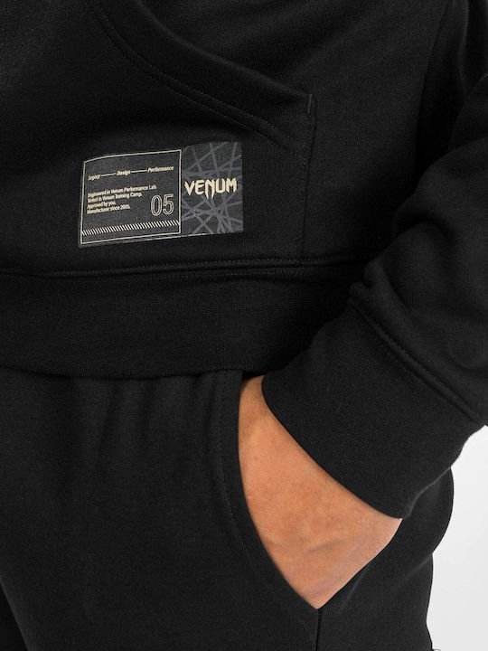 Φούτερ με Κουκούλα Black