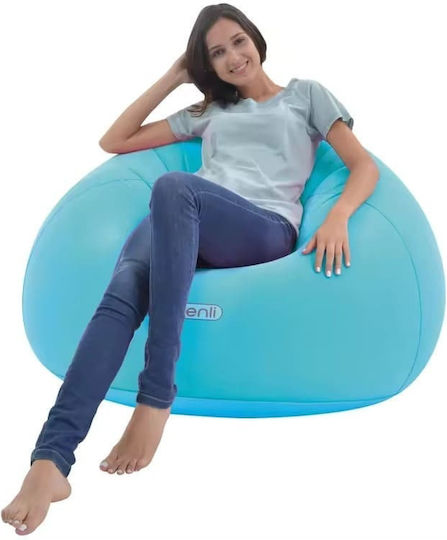 Dream House Inflatable Sea Raft Light Blue